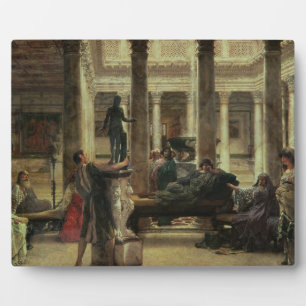 Plaque Photo Alma Tadema Roman Art Lover, 1870