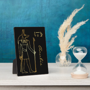 Plaque Photo Altar égyptien Anubis Pagan