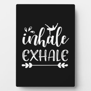 Plaque Photo Amateur de Yoga Inhaler pour Exhaler