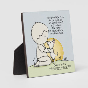 Plaque Photo Amis animaux