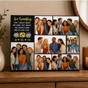 Plaque Photo Amitié personnalisée Meilleure amie