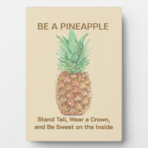 Plaque Photo Ananas