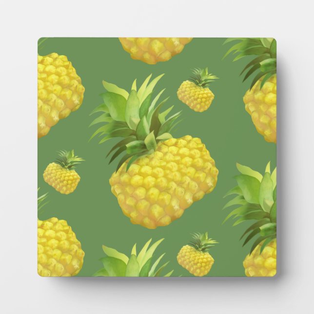 Plaque Photo Ananas (Devant)