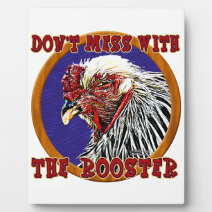 Plaque Photo Ancien Rooster