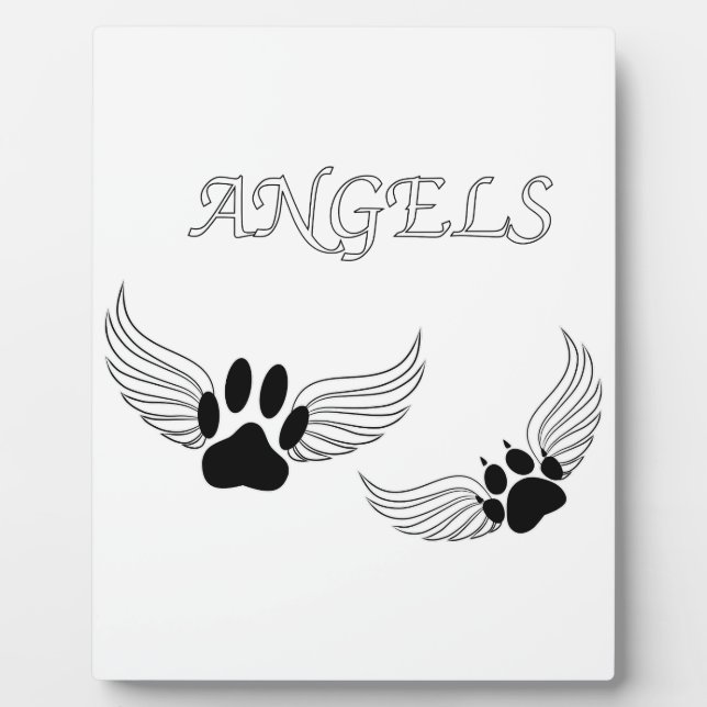 Plaque Photo Angel Pet Animaux (Devant)