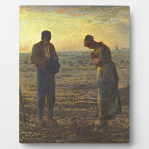 Plaque Photo Angelus Jean Francois Millet