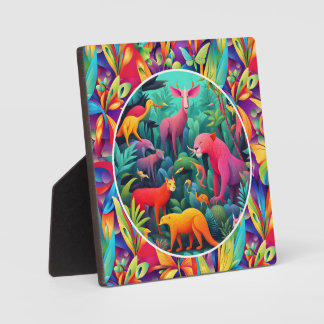 Plaque Photo Animal Jungle