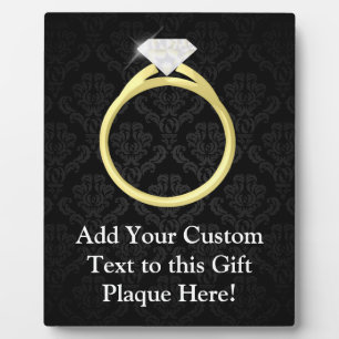 Plaque Photo Anneau diamant solitaire