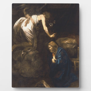 Plaque Photo Annonciation Par Caravaggio