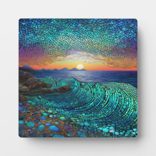 Plaque Photo Aqua Mirage