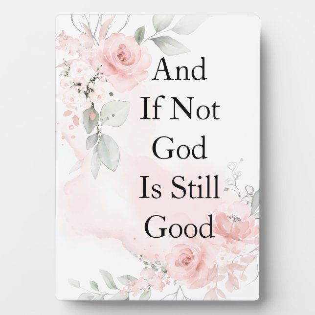 Plaque Photo Aquarelle bleu rose Rose (Devant)