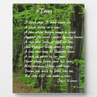 Plaque Photo Arbres par : Joyce Klimer