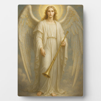 Plaque Photo Archange Gabriel - Messager Divin de Lumière