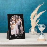 Arche de mariage photo noir