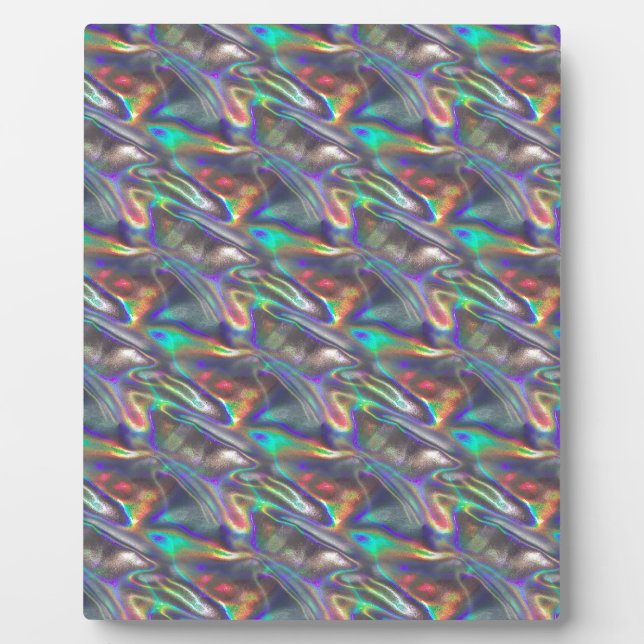 Plaque Photo argent holographique (Devant)