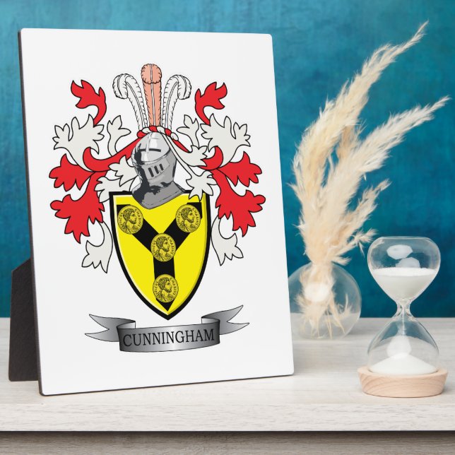 Plaque Photo Armoiries de Cunningham Family Crest (Côté)