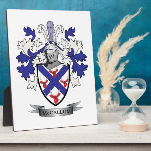 Plaque Photo Armoiries de la famille McCallum