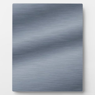 Plaque Photo Arrière - plan en acier brossé