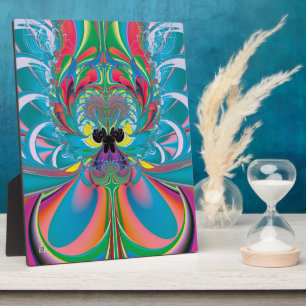 Plaque Photo Art abstrait papillon d'été