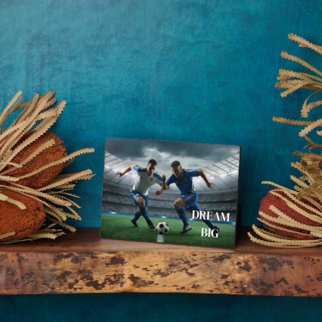 Plaque Photo Art Décor Football (Côté)
