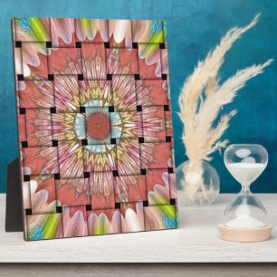 Plaque Photo Art inspiré par l'Afrique Imprimé- Design géométri