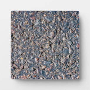 Plaque Photo Asphalte et texture de galets