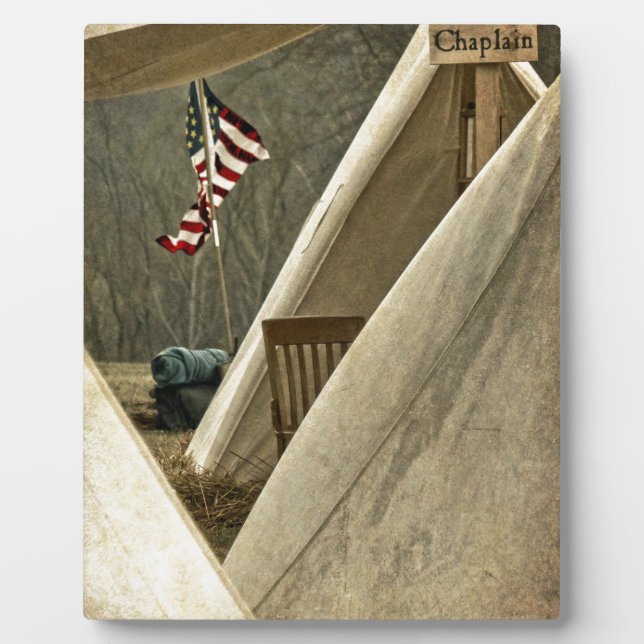 Plaque Photo Aumônier de l'Armée (Devant)