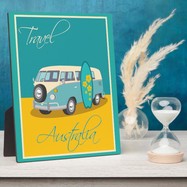 Plaque Photo Australie : Voyage (Côté)