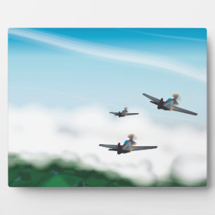 Plaque Photo Avions de la Seconde Guerre mondiale