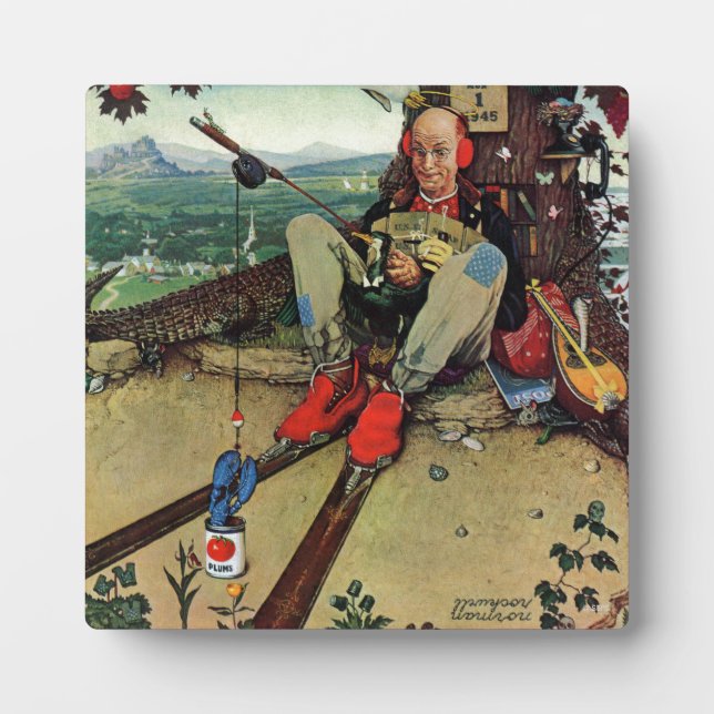 Plaque Photo Avril Fool 1945 (Devant)