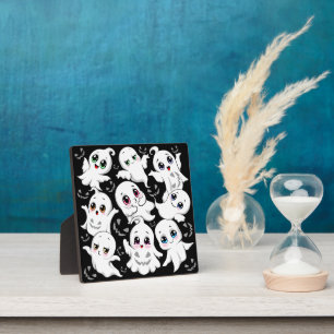 Plaque Photo Baby Ghosts Éffrayant mignon Halloween humeur