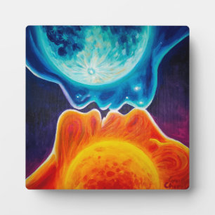 Plaque Photo Baiser de soleil et de lune