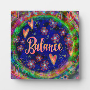 Plaque Photo Balance Inspirant Plutôt Floral Inspirivity Easel