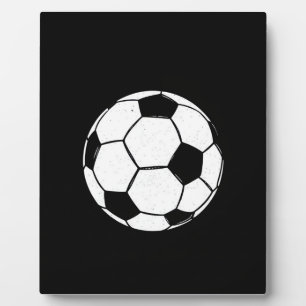Plaque Photo Ballon de Football Vintage Classique Illustration
