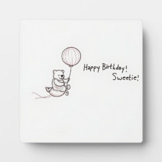 Plaque Photo ballons