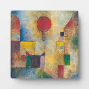 Plaque Photo Ballons rouges   Paul Klee  