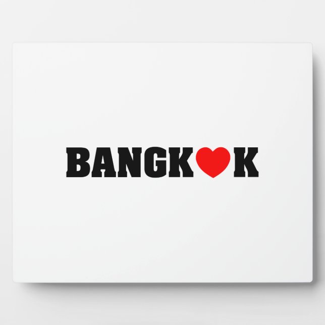 PLAQUE PHOTO BANGKOK LOVE (Devant)