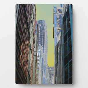 Plaque Photo Banque de New York Immeuble Manhattan New York Pos