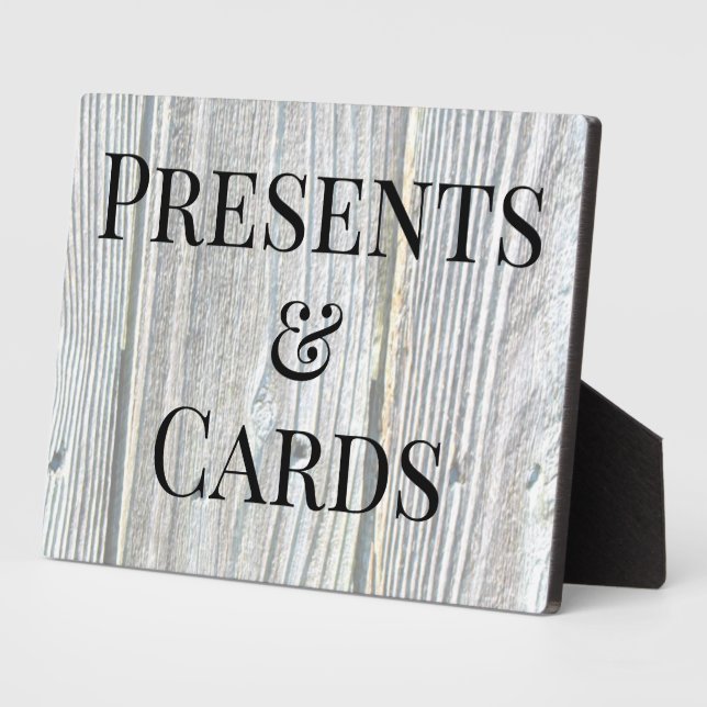 Plaque Photo Barnwood bois grain écorce rustique (Côté)