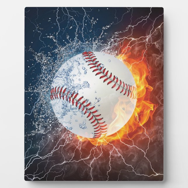 Plaque Photo Baseball (Devant)