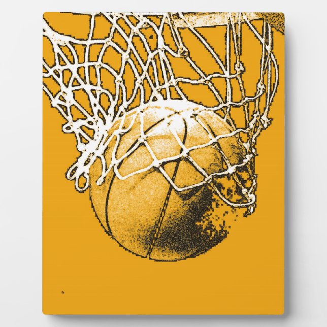 Plaque Photo Basket-ball Art pop (Devant)