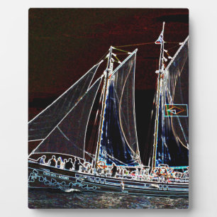 Plaque Photo Bateau à voile - Photographie abstraite