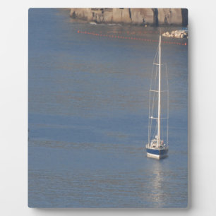Plaque Photo Bateaux au repos à Sorrente Italie