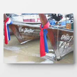 Plaque Photo Bateaux Sur La Plage   Iles Phi Phi, Thaïlande