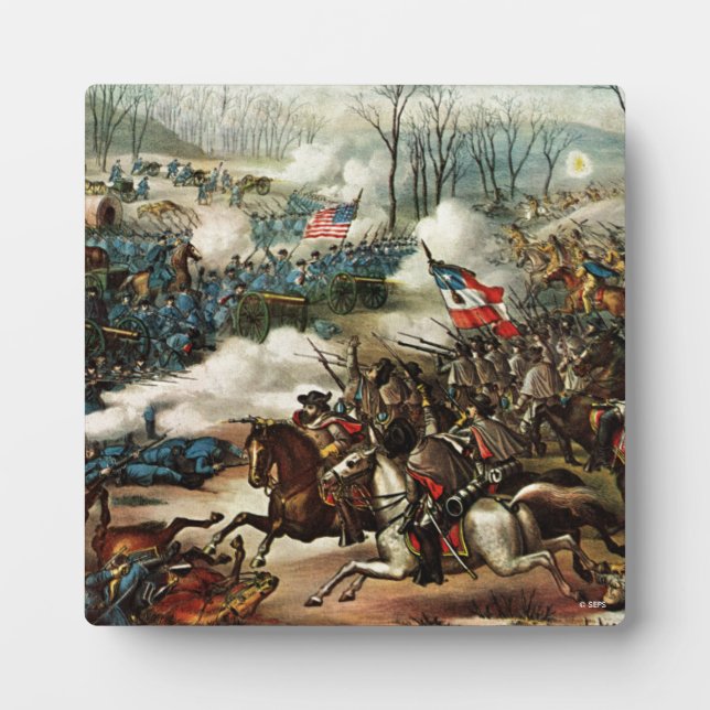 Plaque Photo Battle de Pea Ridge (Devant)