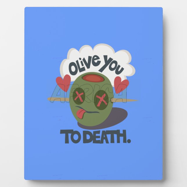 Plaque Photo Beau Cool J'aime Afrique Art (Devant)