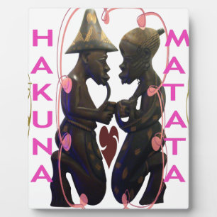 Plaque Photo Beau couple d'Afrique Extraordinaire : un art roma