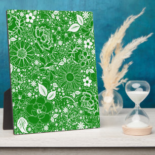 Plaque Photo Beautés botaniques vertes