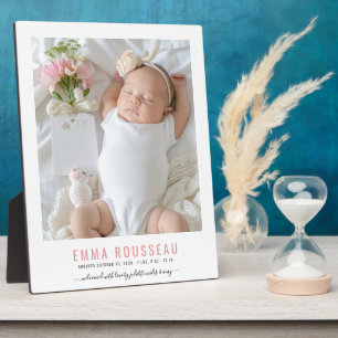 Plaque Photo Bébé photo nouvelle mignonne