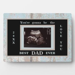 Plaque Photo Bébé Ultrasound Photo Gonna Be Best Papa